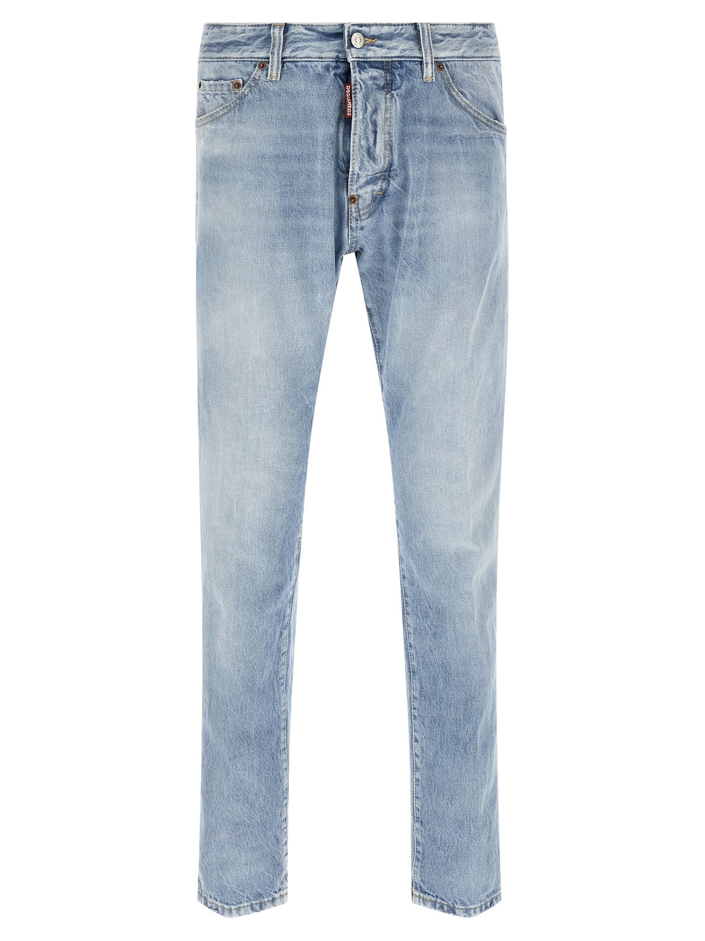Dsquared2 Teddy Jeans for Men — Slim Light Blue Fit
