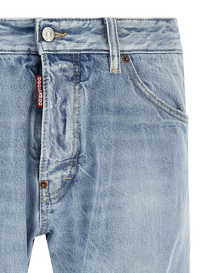 Dsquared2 Teddy Jeans for Men — Slim Light Blue Fit