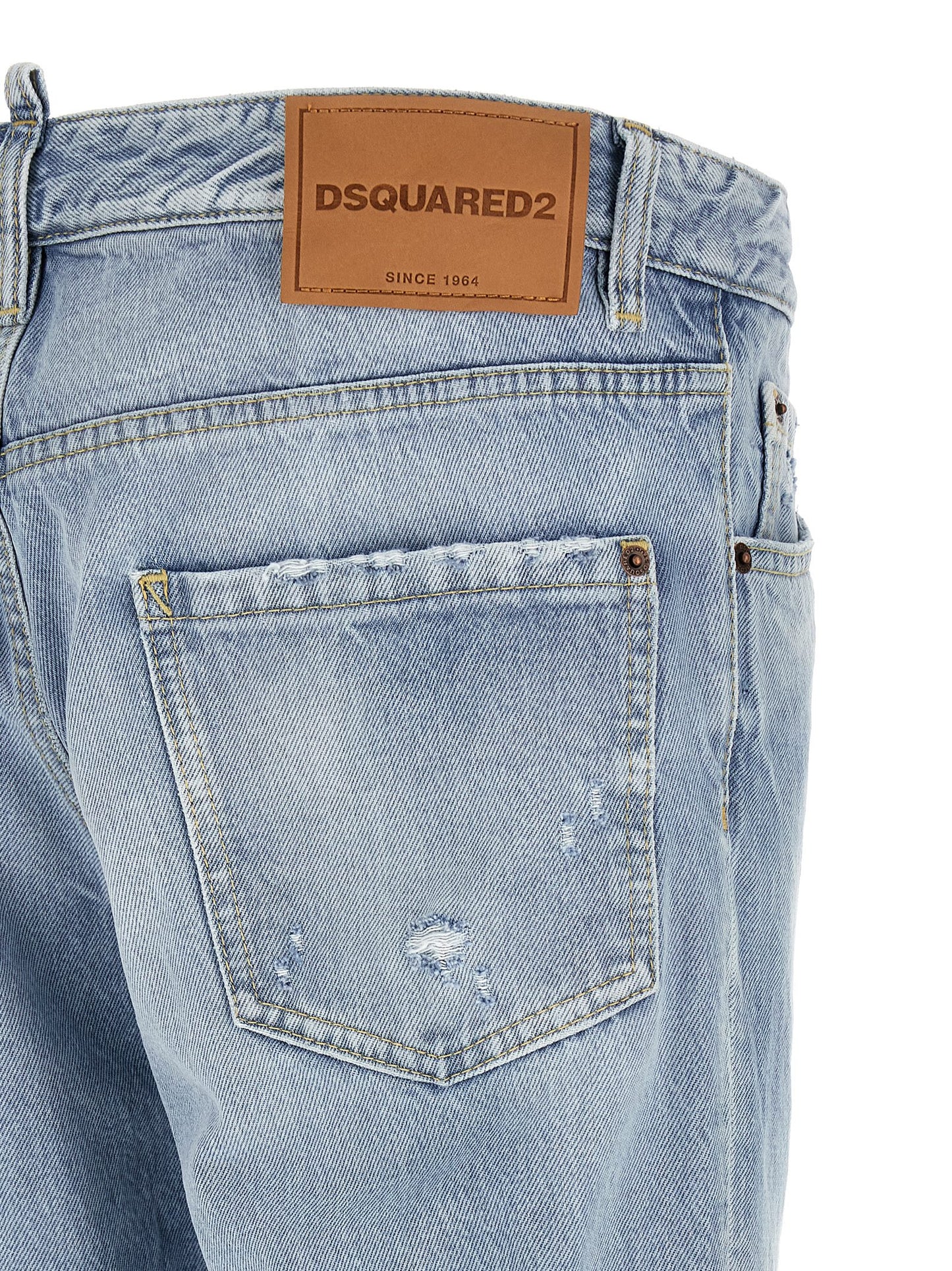 Dsquared2 Teddy Jeans for Men — Slim Light Blue Fit