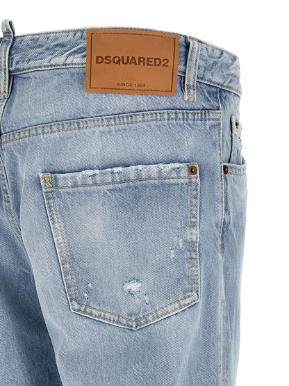 Dsquared2 Teddy Jeans for Men — Slim Light Blue Fit