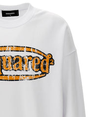 Dsquared2 Logo Sweatshirt for Men — White Topwear