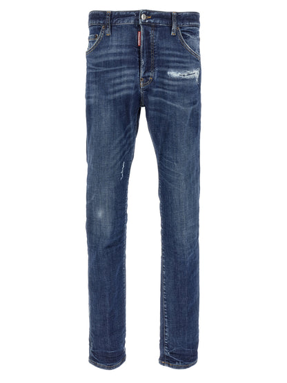 Dsquared2 Cool Guy Jeans for Men — Blue Stretch Denim