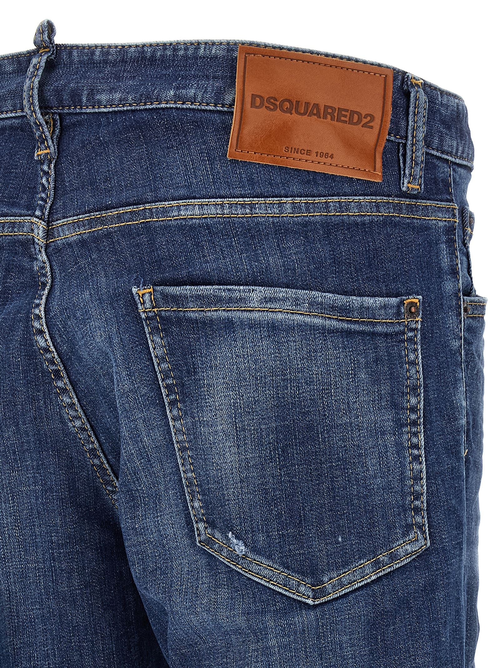 Dsquared2 Cool Guy Jeans for Men — Blue Stretch Denim