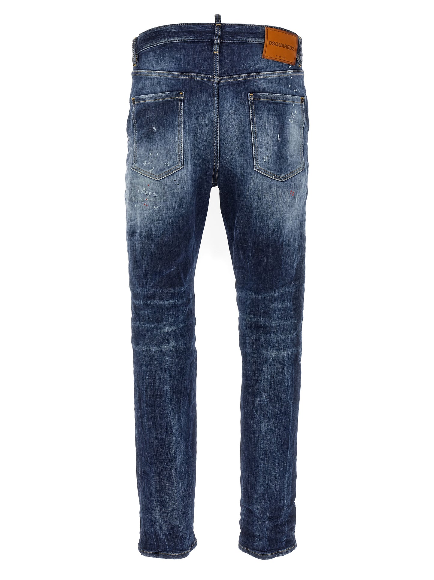 Dsquared2 642 Jeans for Men — Blue Cotton Denim