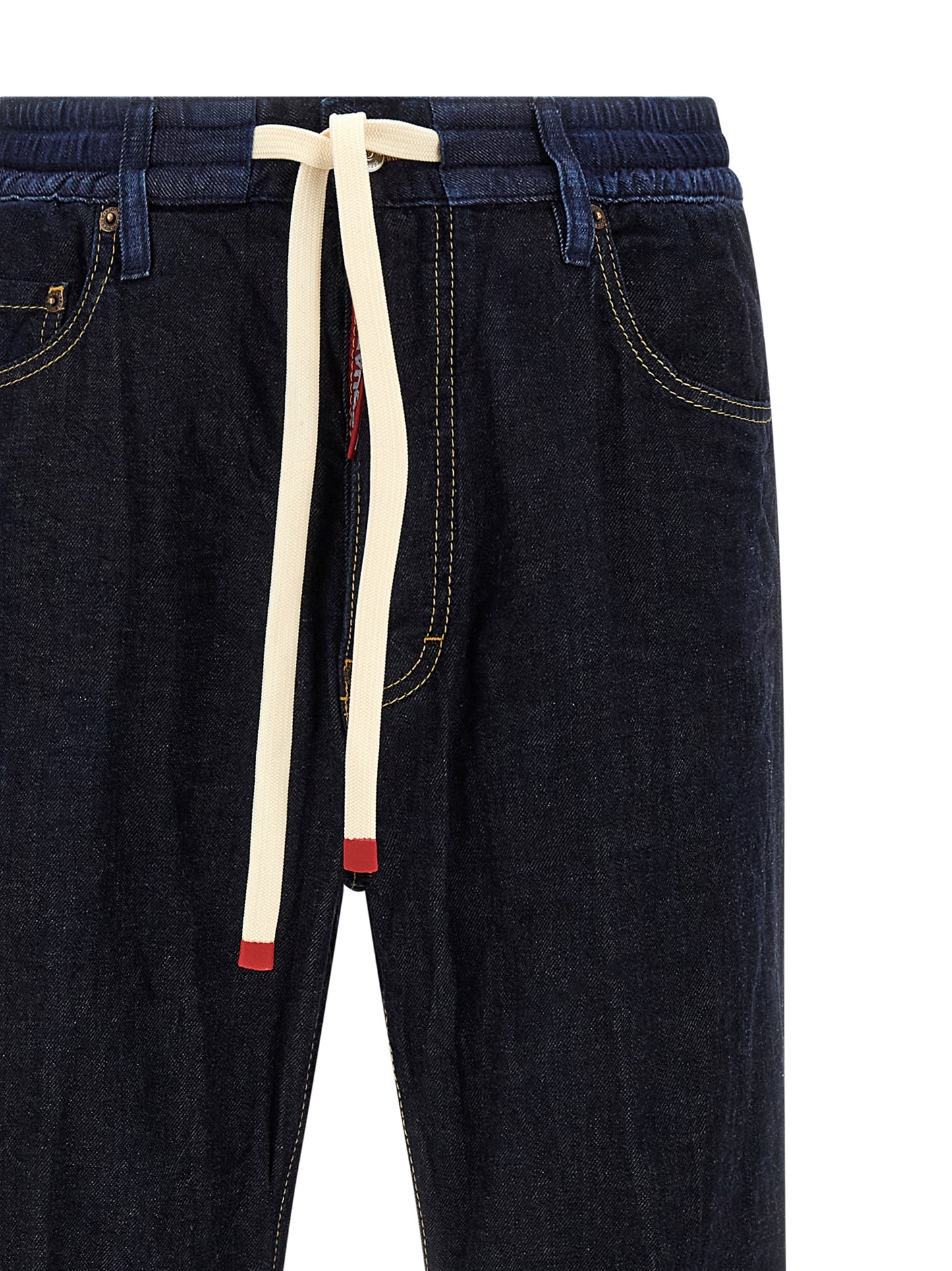 Dsquared2 Crinkled Effect Jeans for Men — Blue Straight Fit