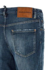 Dsquared2 642 Jeans for Men — Stonewashed Straight Leg