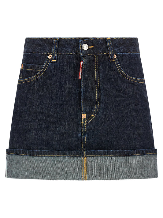 Dsquared2 Denim Skirt — Authentic Japanese Selvedge (Mini)