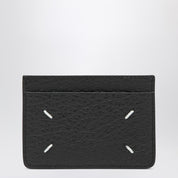 Porte-cartes noir Maison Margiela Four Stitches