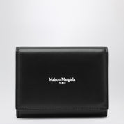 Maison Margiela Compact black wallet with logo