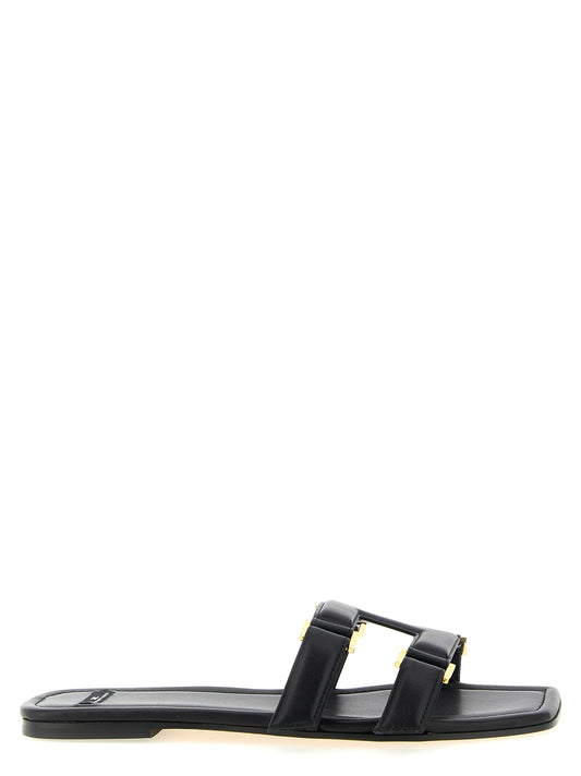 Elisabetta Franchi Nappa Leather Sandals — New Arrival
