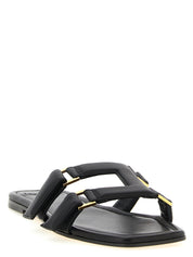 Elisabetta Franchi Nappa Leather Sandals — New Arrival