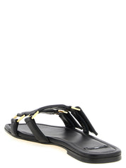 Elisabetta Franchi Nappa Leather Sandals — New Arrival