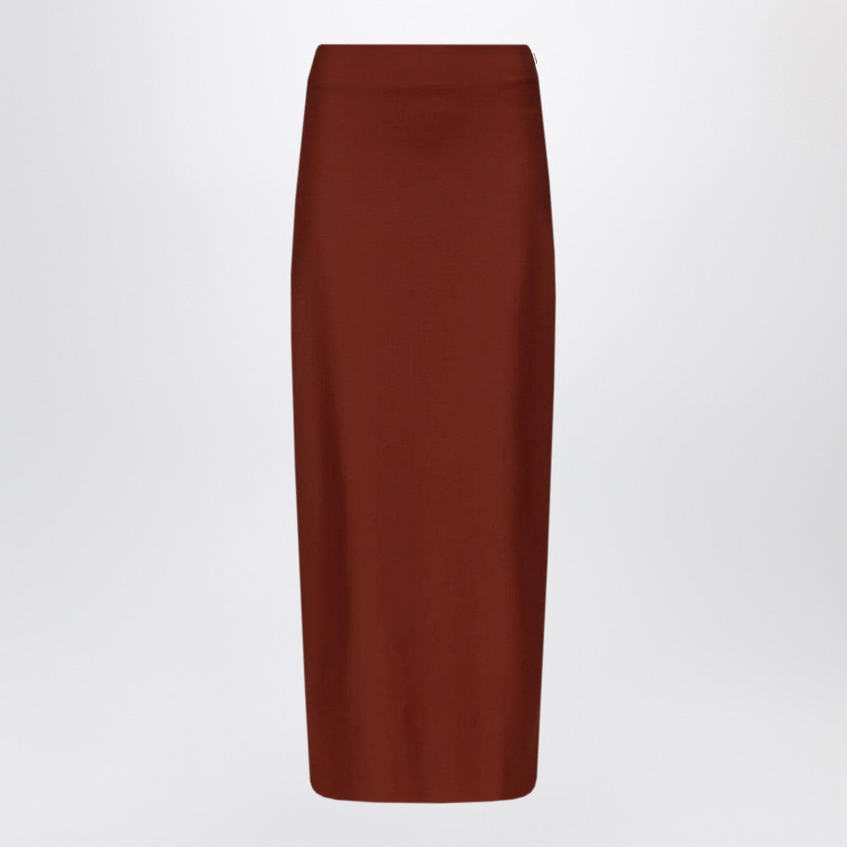 Burgundy Wool Pencil Skirt — LouLou De Saison