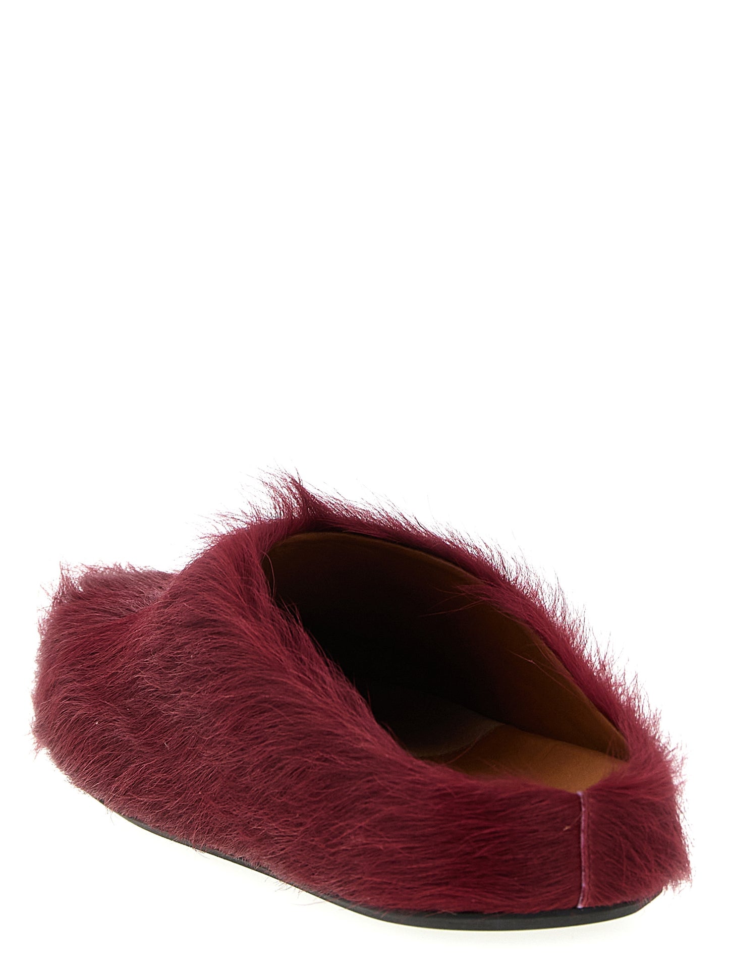 Marni Fussbett Sabots Moccasins for Men — Bordeaux