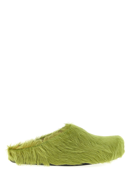 Marni Fussbett Sabots Moccasins for Men — Green
