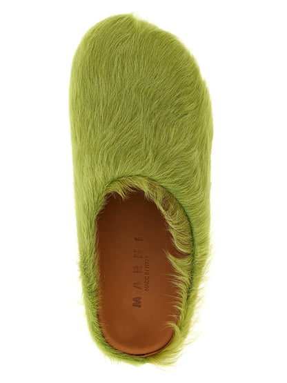 Marni Fussbett Sabots Moccasins for Men — Green