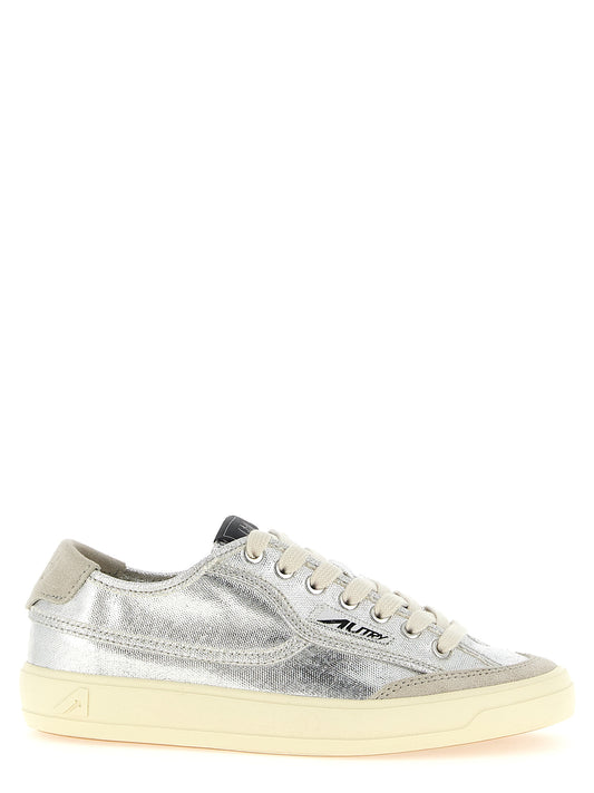 Autry Windscape Low Sneakers — Silver Women's Sneakers