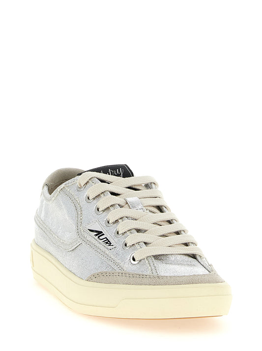 Autry Windscape Low Sneakers — Silver Women's Sneakers