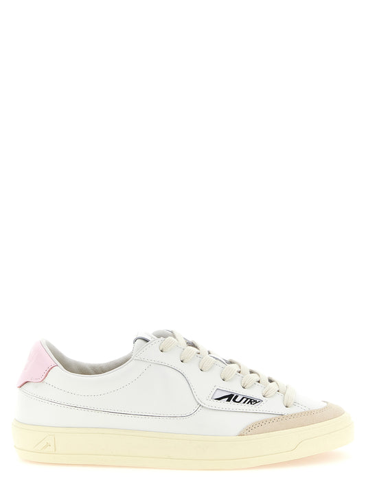 Autry Windscape Low Sneakers — Pink Leather