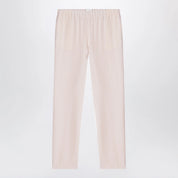 LouLou De Saison Light Pink Wool-Blend Trousers — New
