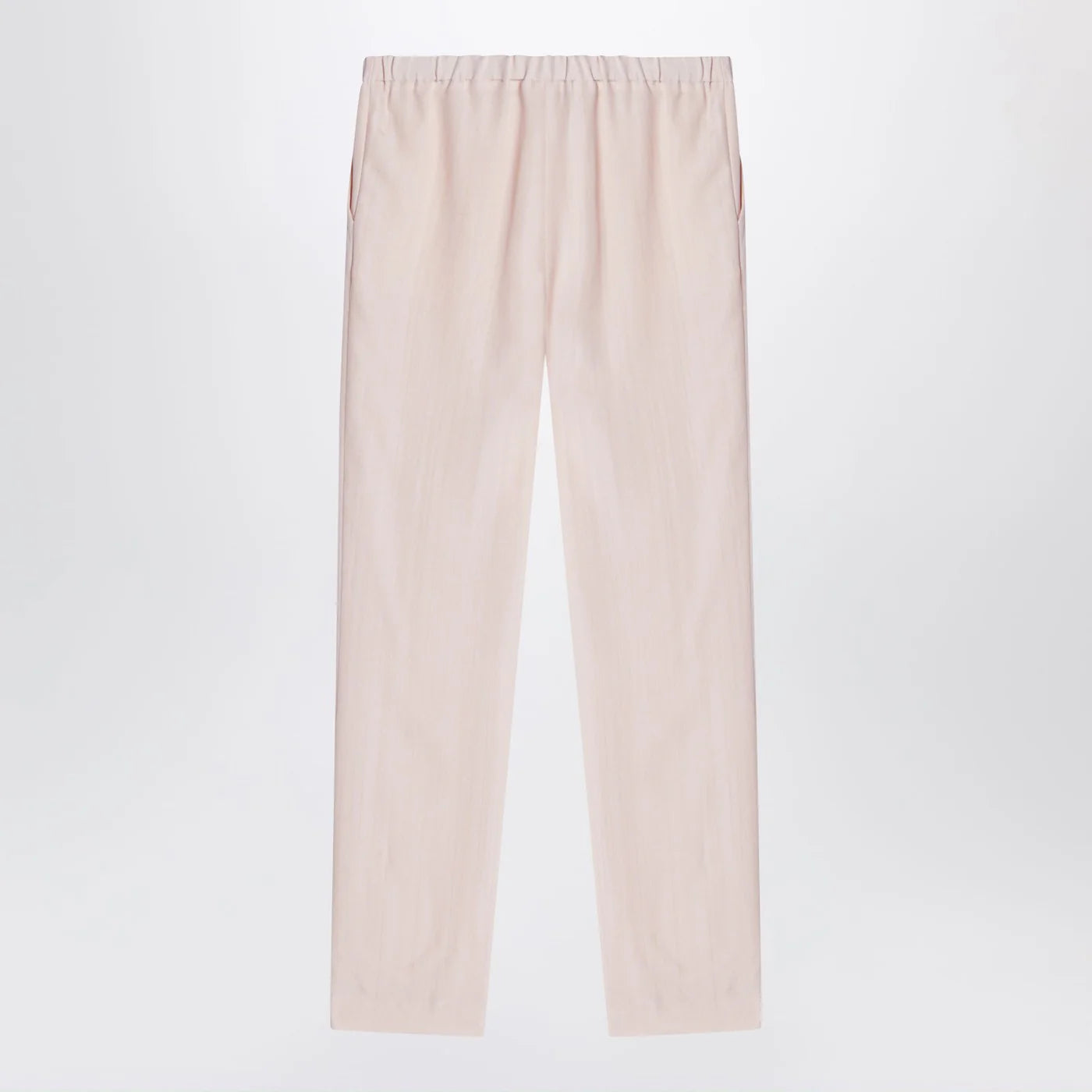 LouLou De Saison Light Pink Wool-Blend Trousers — New