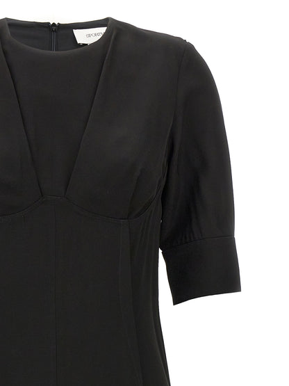 Sportmax Sele Dress — Black Viscose Dress for Women