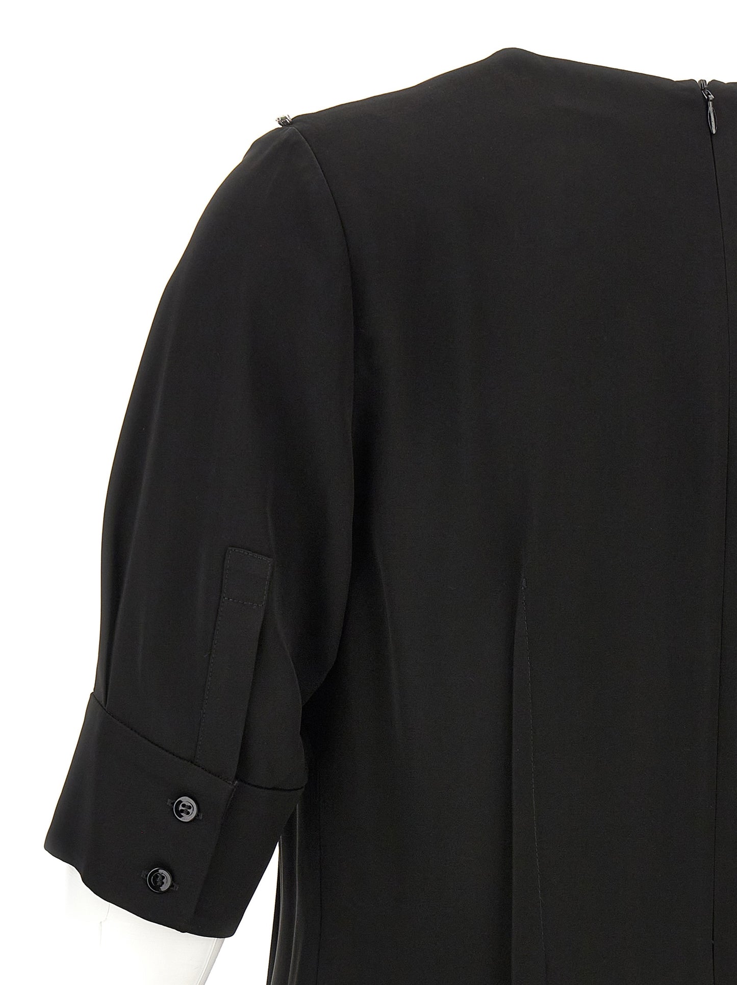 Sportmax Sele Dress — Black Viscose Dress for Women