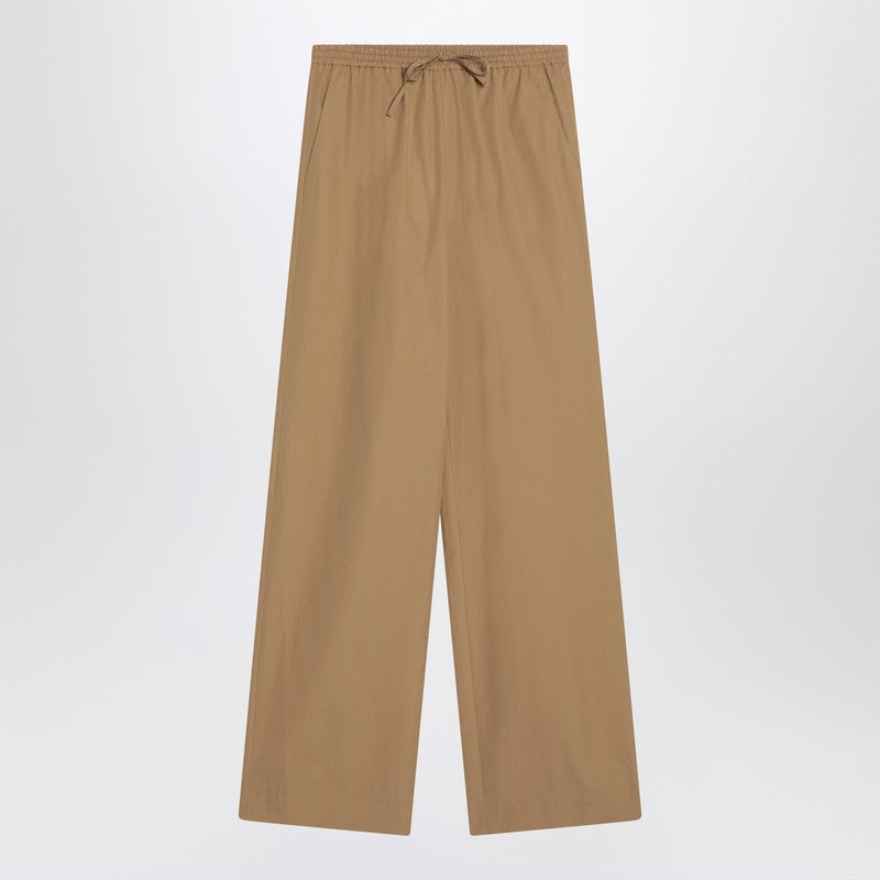 Sand-Coloured Cotton Trousers — LouLou De Saison