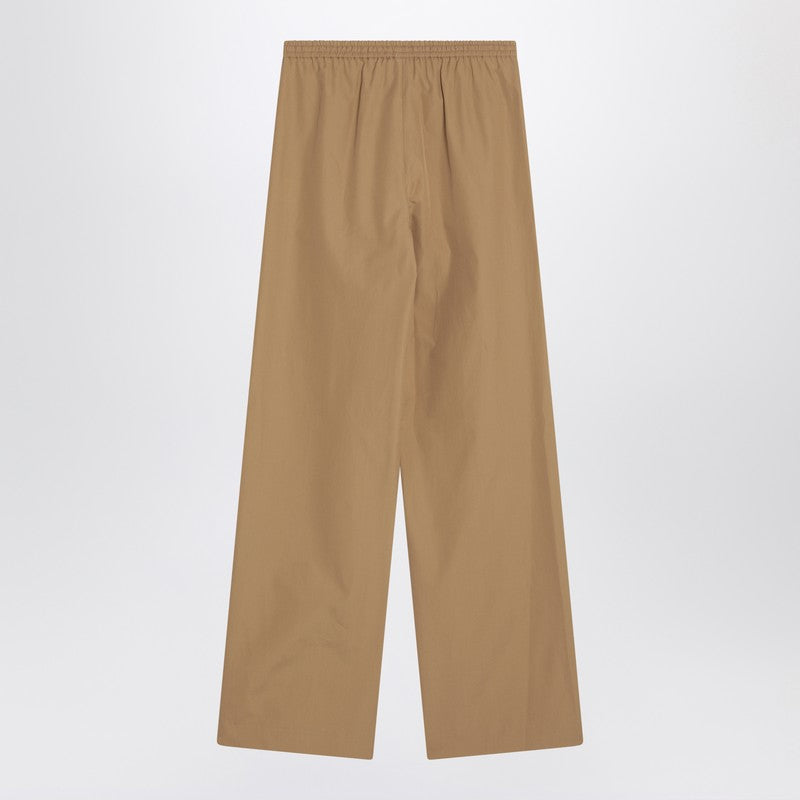 Sand-Coloured Cotton Trousers — LouLou De Saison