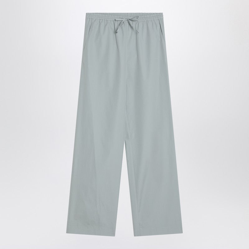 Loulou Studio light blue cotton trousers