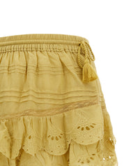 Marant Etoile Puria Shorts — Short Trousers in Yellow