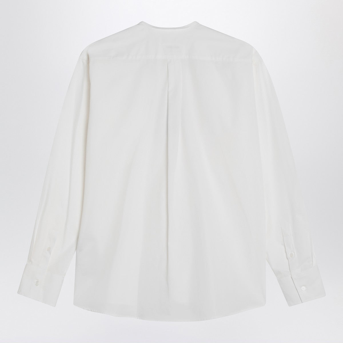 Chemise en coton blanc MM6 Maison Margiela avec col amovible