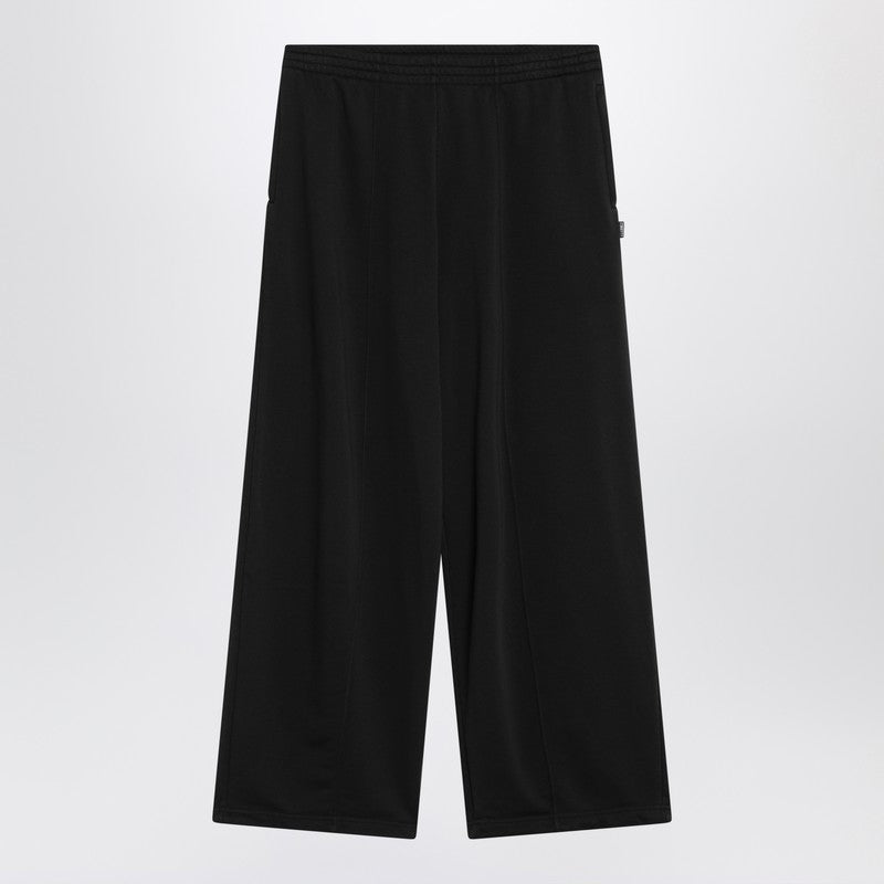MM6 Maison Margiela Black loose jogging pants in cotton blend
