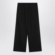 MM6 Maison Margiela Black loose jogging pants in cotton blend