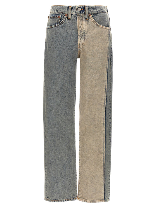 Mm6 Maison Margiela Jeans — Visible Stitching Light Blue
