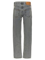 Mm6 Maison Margiela Jeans — Visible Stitching Light Blue