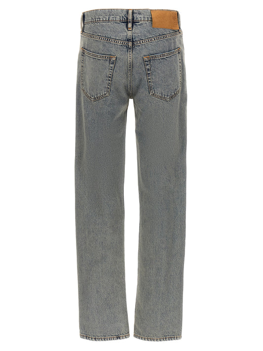Mm6 Maison Margiela Jeans — Visible Stitching Light Blue