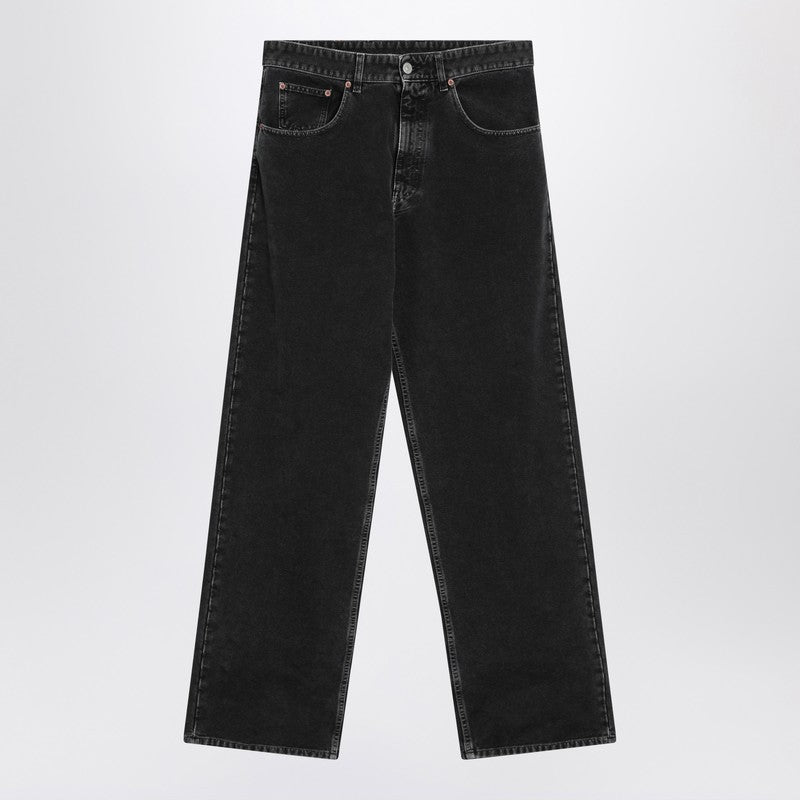 Jean large MM6 Maison Margiela en denim noir