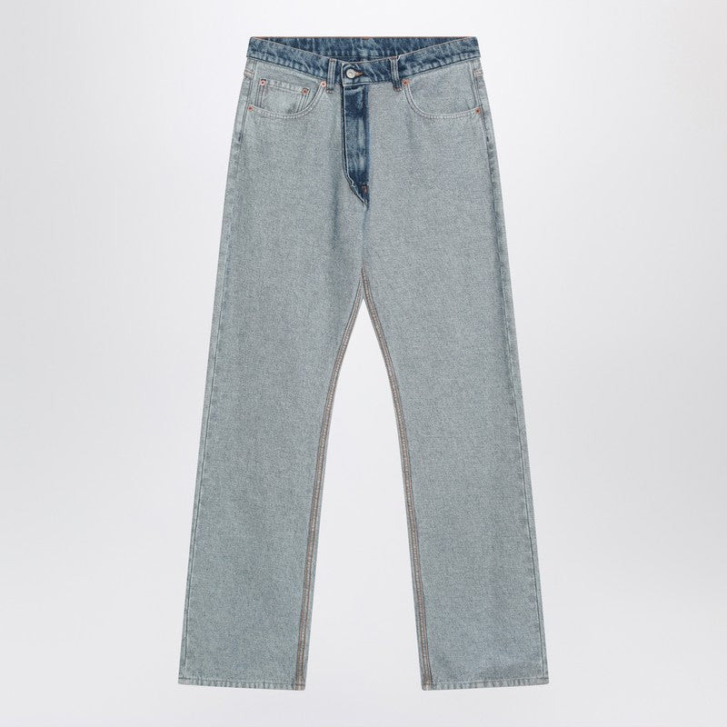 Jean délavé bicolore MM6 Maison Margiela