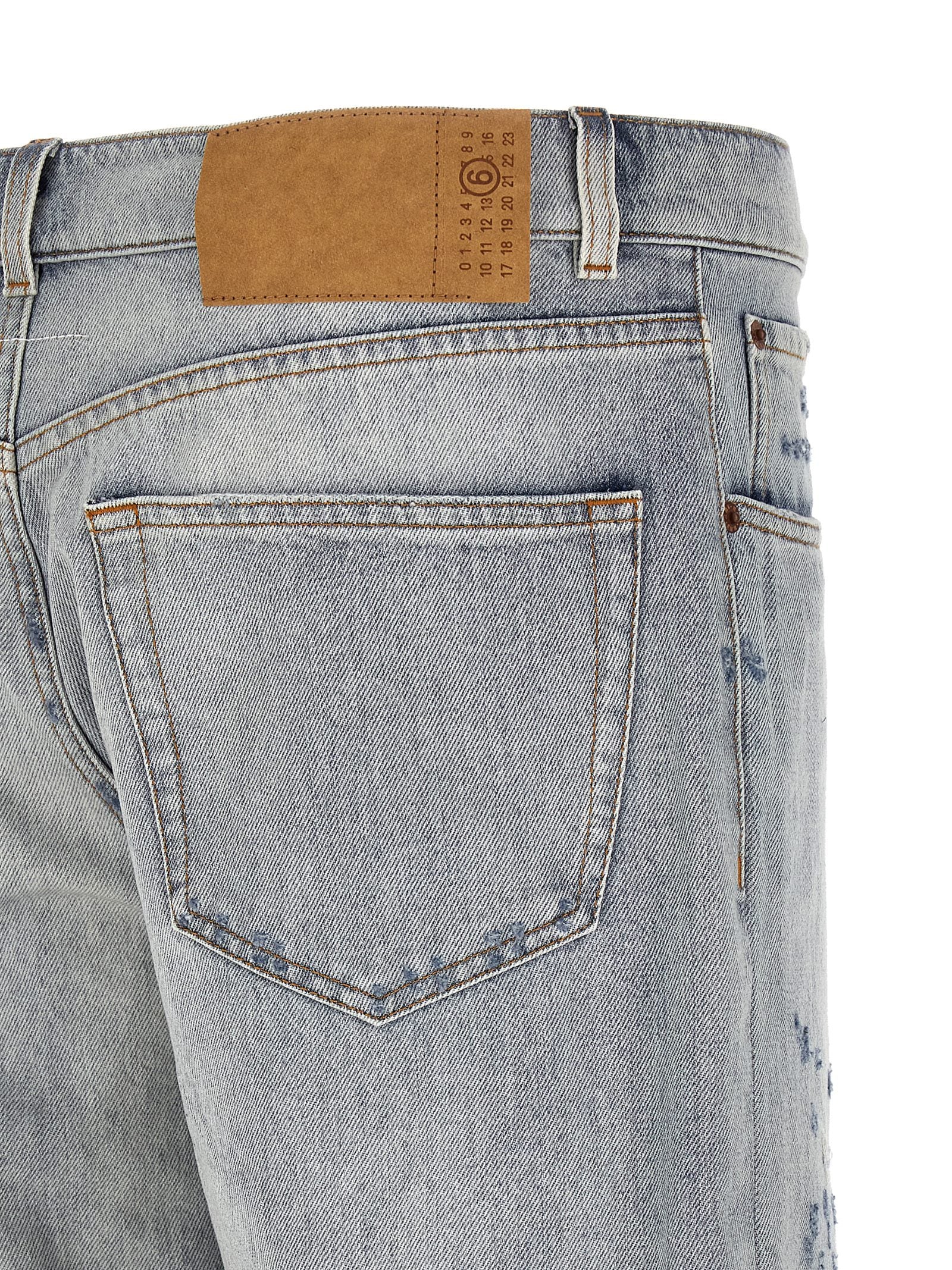 Mm6 Maison Margiela Used Effect Jeans
