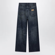 MM6 Maison Margiela Wide blue washed denim jeans