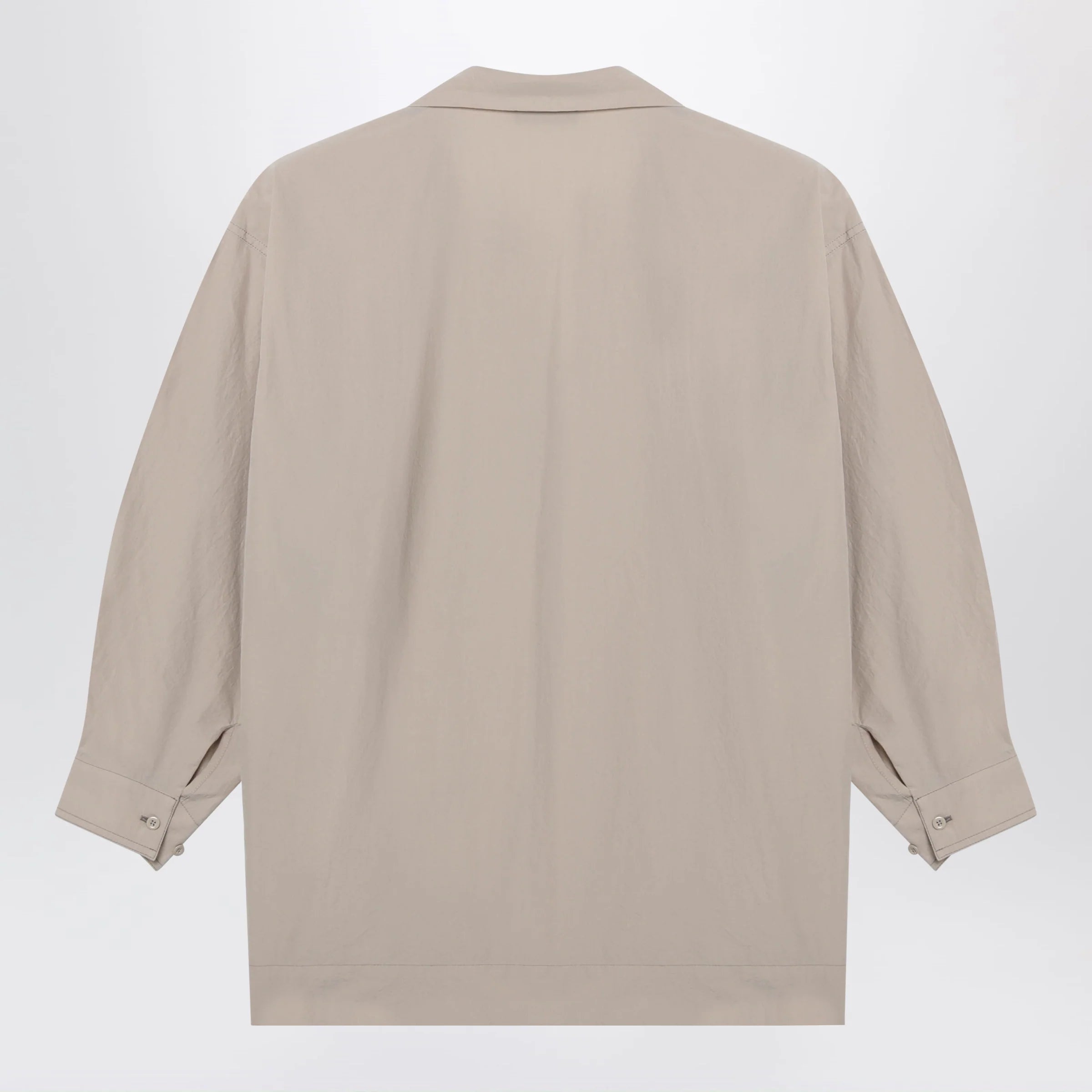 LEMAIRE Greige blouse with scarf
