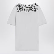 MM6 Maison Margiela White AIDS cotton T-shirt