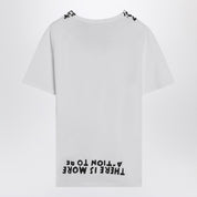 MM6 Maison Margiela White AIDS cotton T-shirt