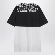 MM6 Maison Margiela White/black cotton AIDS T-shirt