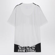 MM6 Maison Margiela White/black cotton AIDS T-shirt