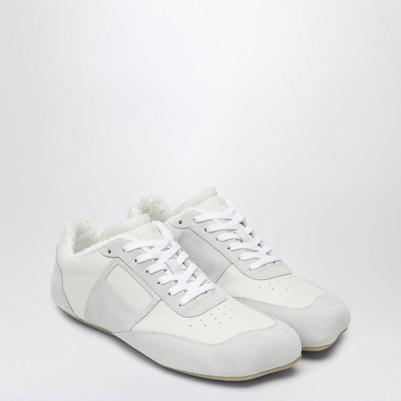 MM6 Maison Margiela White leather and suede sneaker