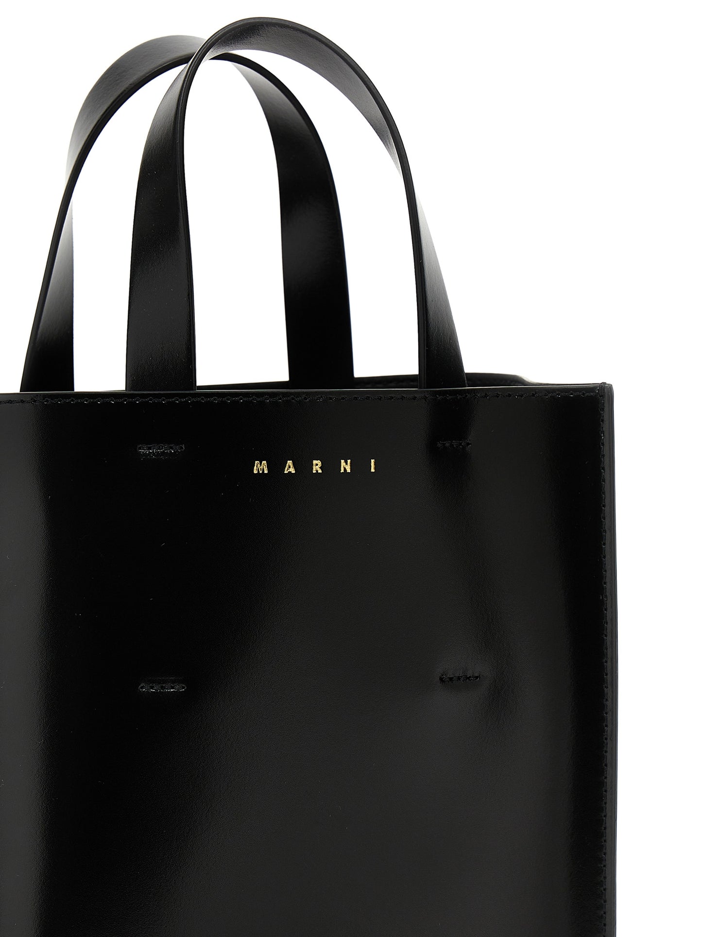 Marni Museo Mini Handbag — Black Leather Shoulder Bag