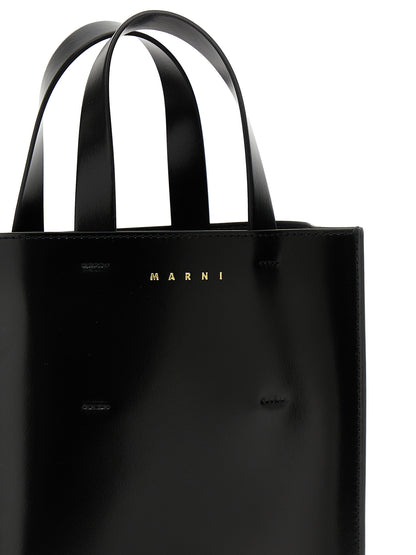 Marni Museo Mini Handbag — Black Leather Shoulder Bag