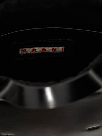 Marni Museo Mini Handbag — Black Leather Shoulder Bag